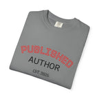 Published Author T-Shirt — "Published Author Est. 2026" Casual Tee for Writers & Book Lovers