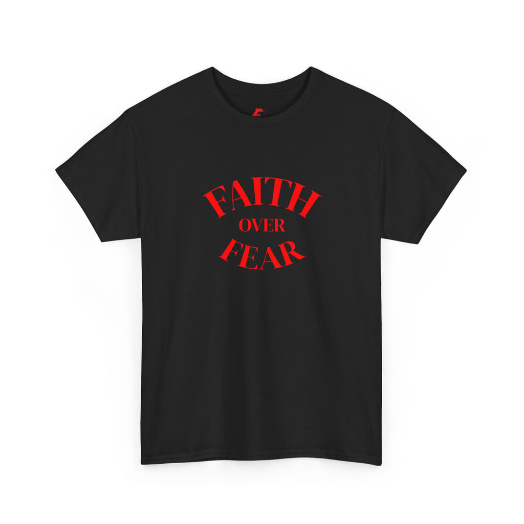 Faith Over Fear T‑Shirt – Inspirational Christian Graphic Tee