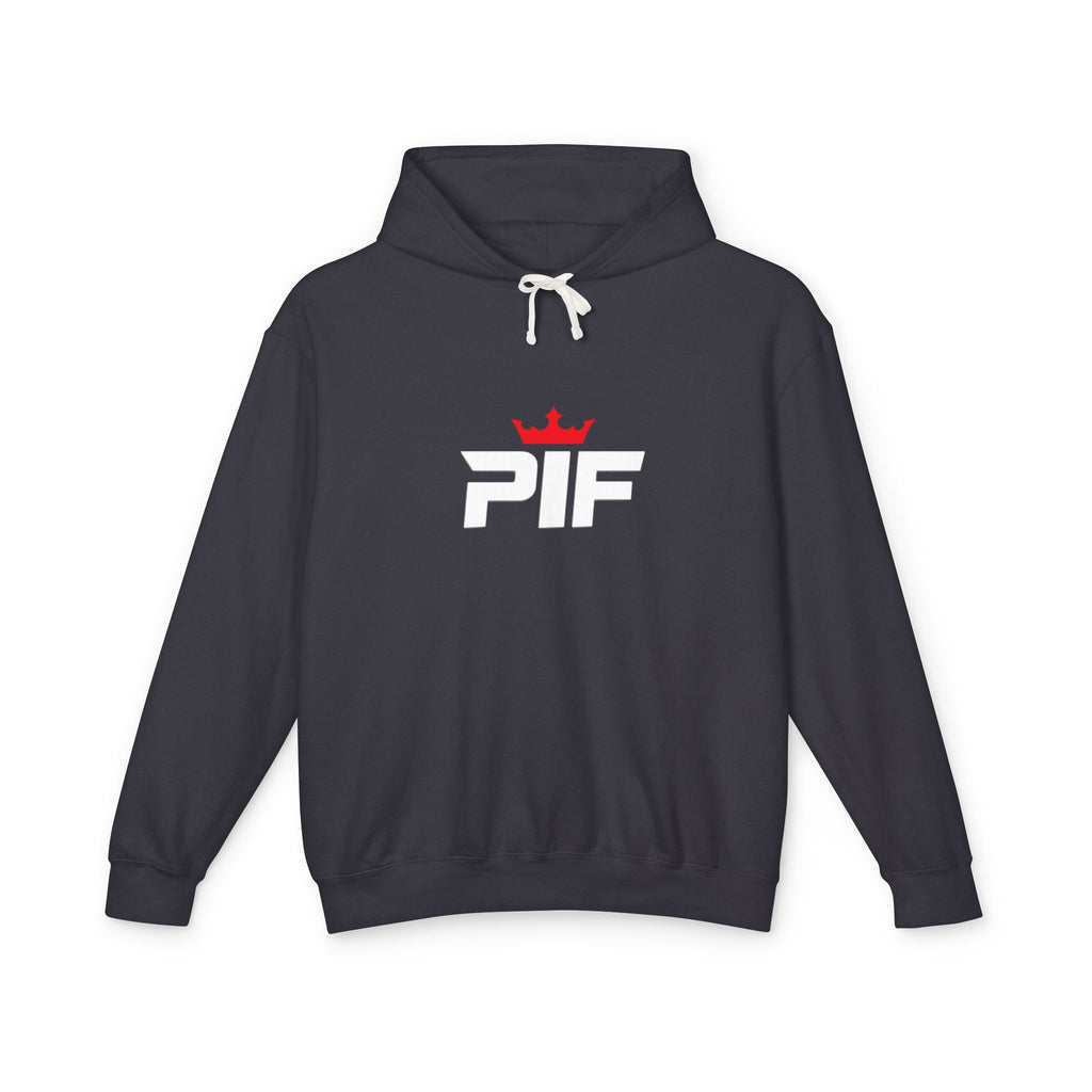 PIF Crown Logo Hoodie — Lightweight Cream Pullover