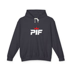 PIF Crown Logo Hoodie — Lightweight Cream Pullover