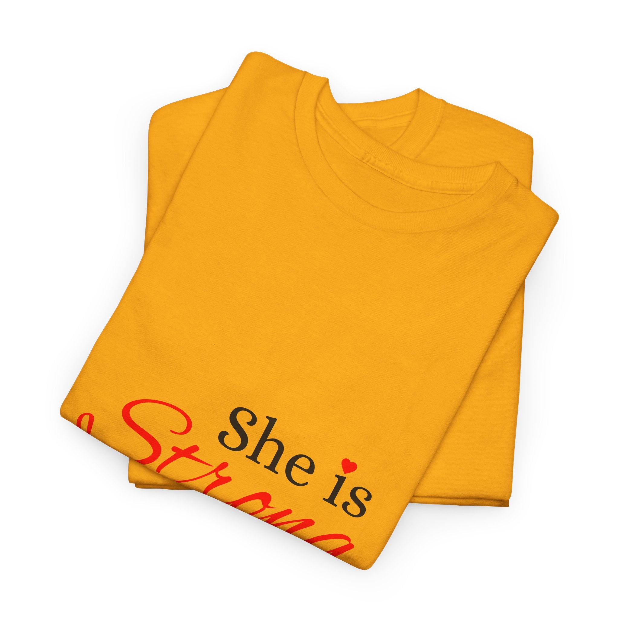 She Is Strong T-Shirt — Inspirational Christian Scripture Tee (Proverbs 31:25)