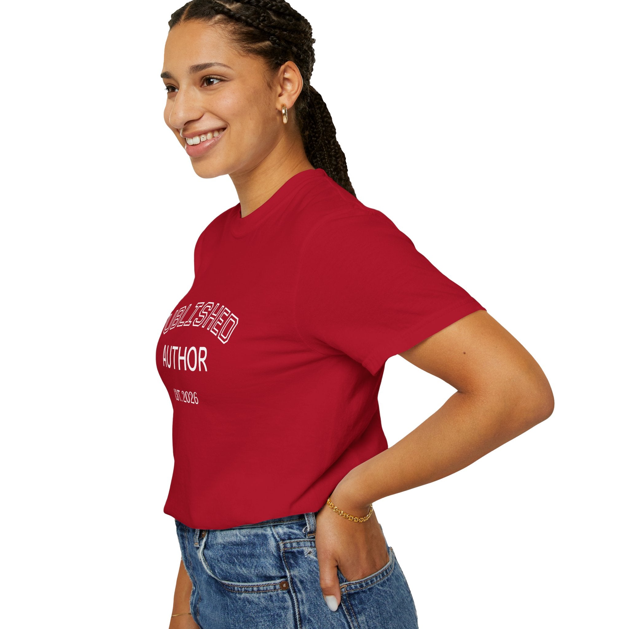 Published Author T-Shirt — "Published Author Est. 2026" Casual Tee for Writers & Book Lovers