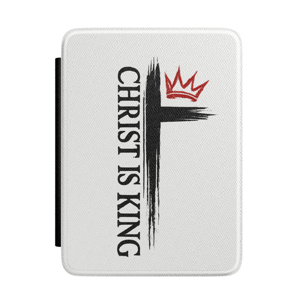 Christ Is King Kindle Case - Christian Cross Design with Crown
