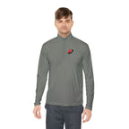 PIF Quarter-Zip Pullover — Embroidered 'PIF' Casual Pullover