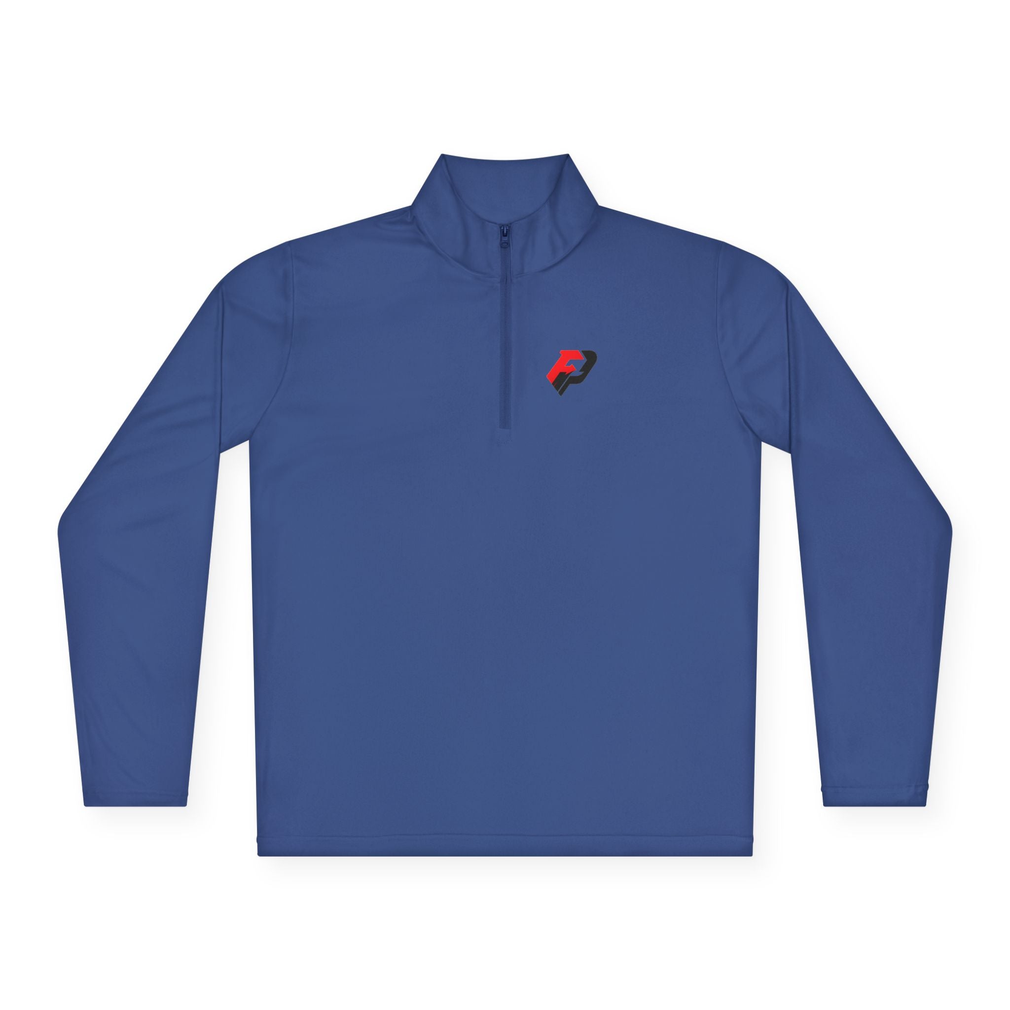 PIF Quarter-Zip Pullover — Embroidered 'PIF' Casual Pullover
