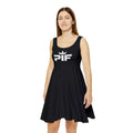PIF Crown Skater Dress BLACK - Women’s Casual A-Line Dress