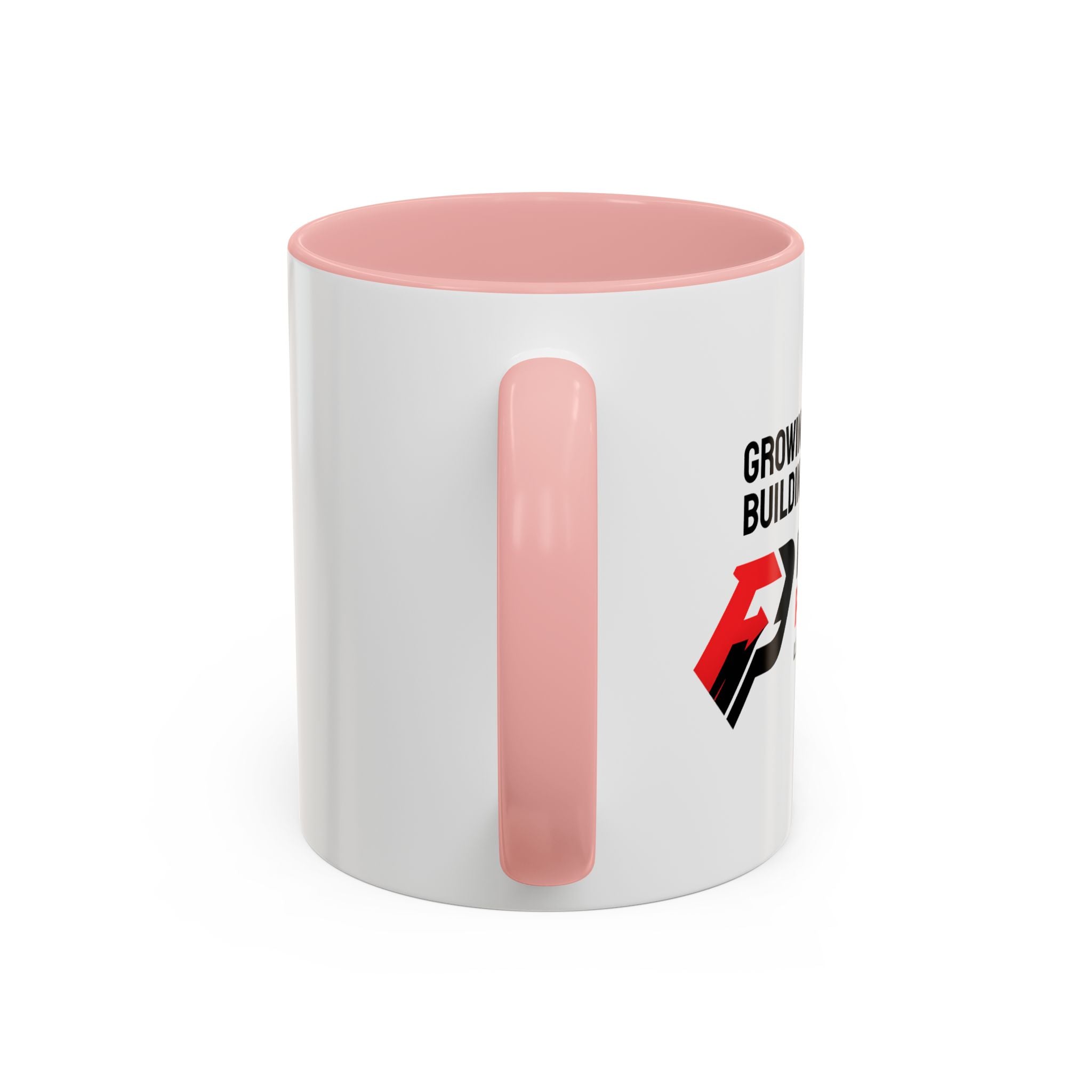Accent Coffee Mug — Growing Together. Building Together. Pay It Forward' Coffee Mug (11/15 oz)