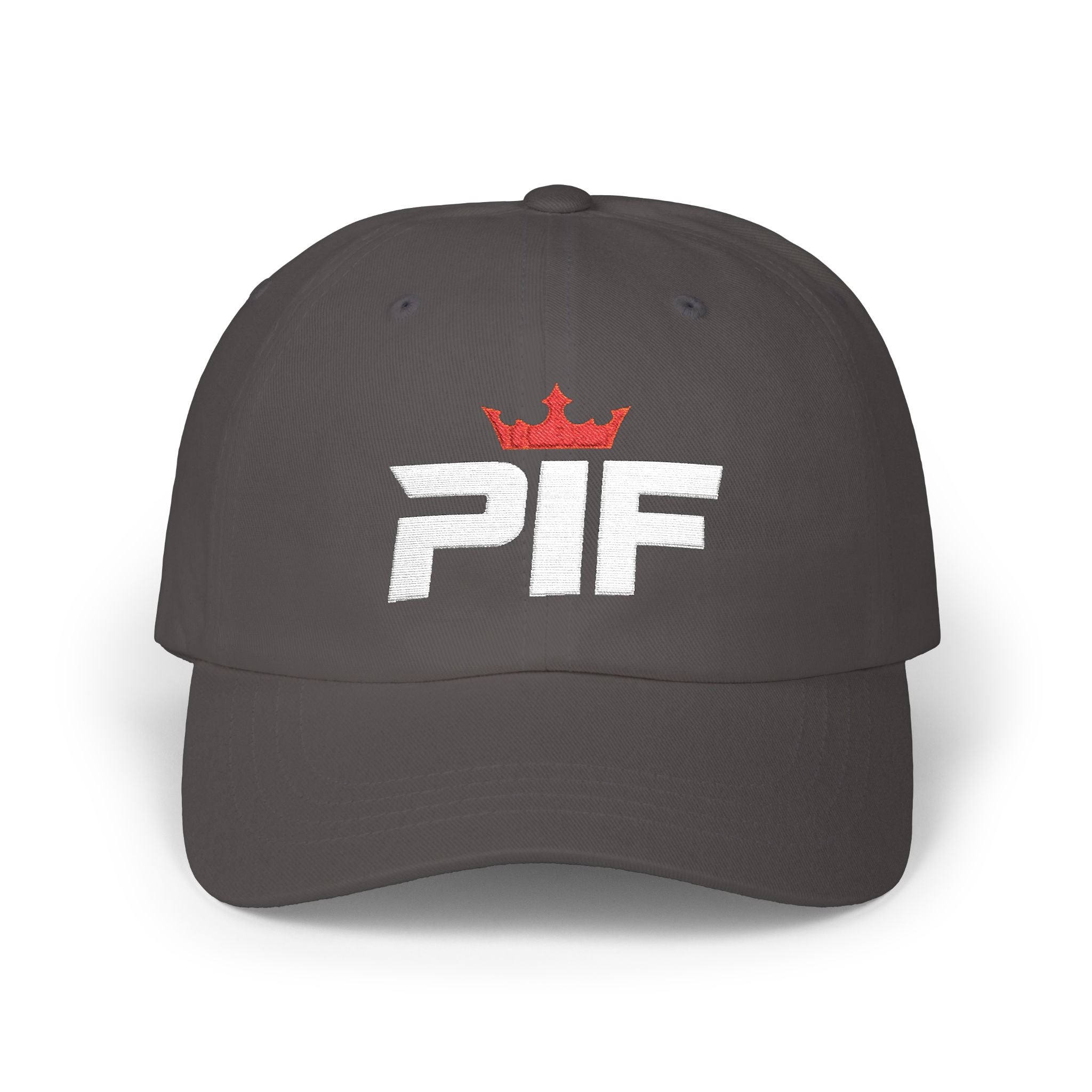 PIF Crown Dad Cap — Vintage Logo Baseball Hat