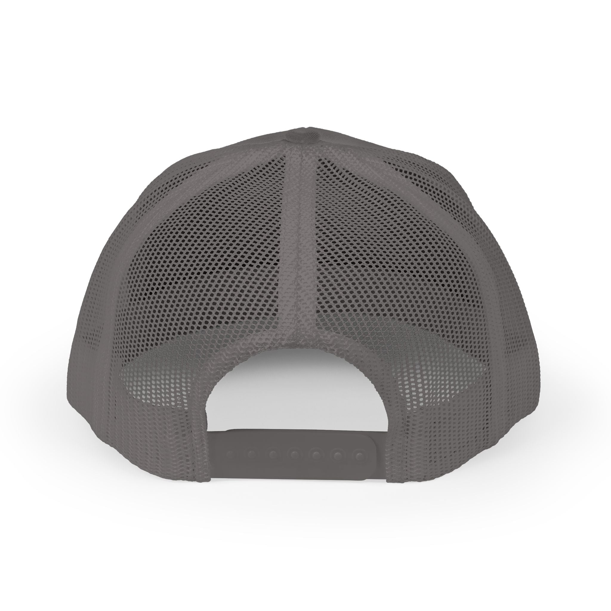 PIF Crown Retro Trucker Hat — Vintage Mesh Cap with Bold Logo