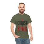 Christ Is King T-Shirt — Christian Faith Tee with Crown & Cross Design