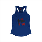 Christ Is King Racerback Tank — Women's Faith-Based Christian Tank Top