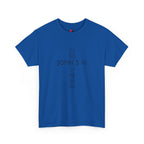 John 3:16 Cross Christian T-Shirt — Faith Gospel Tee