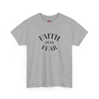 Faith Over Fear T‑Shirt – Inspirational Christian Graphic Tee