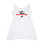 I Grow I Build I Inspire "Pay It Forward" Skater Dress — Women's White