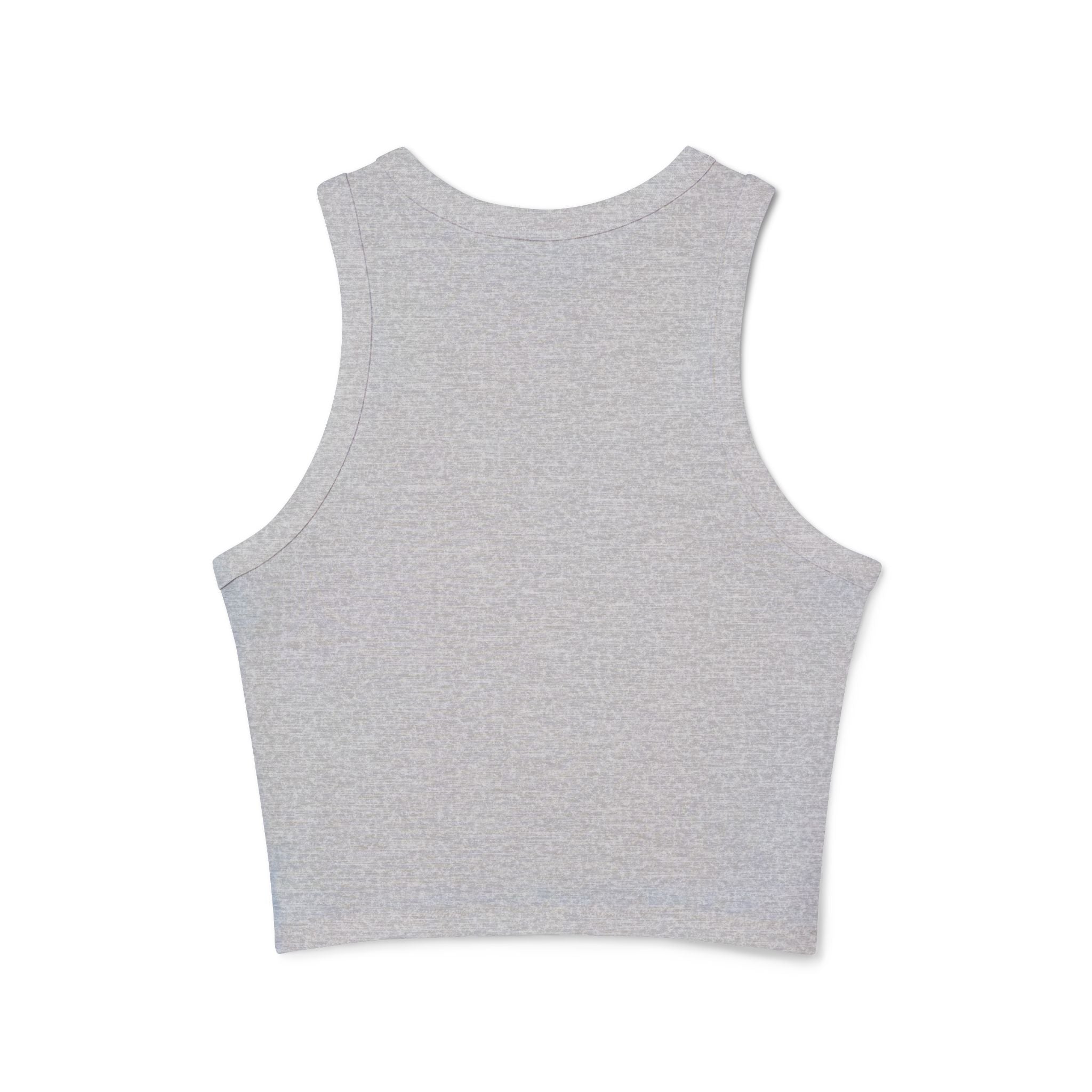 Christ Is King Racer Tank Top — Women's Faith Graphic Crop