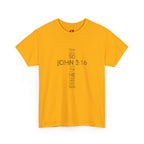 John 3:16 Cross Christian T-Shirt — Faith Gospel Tee