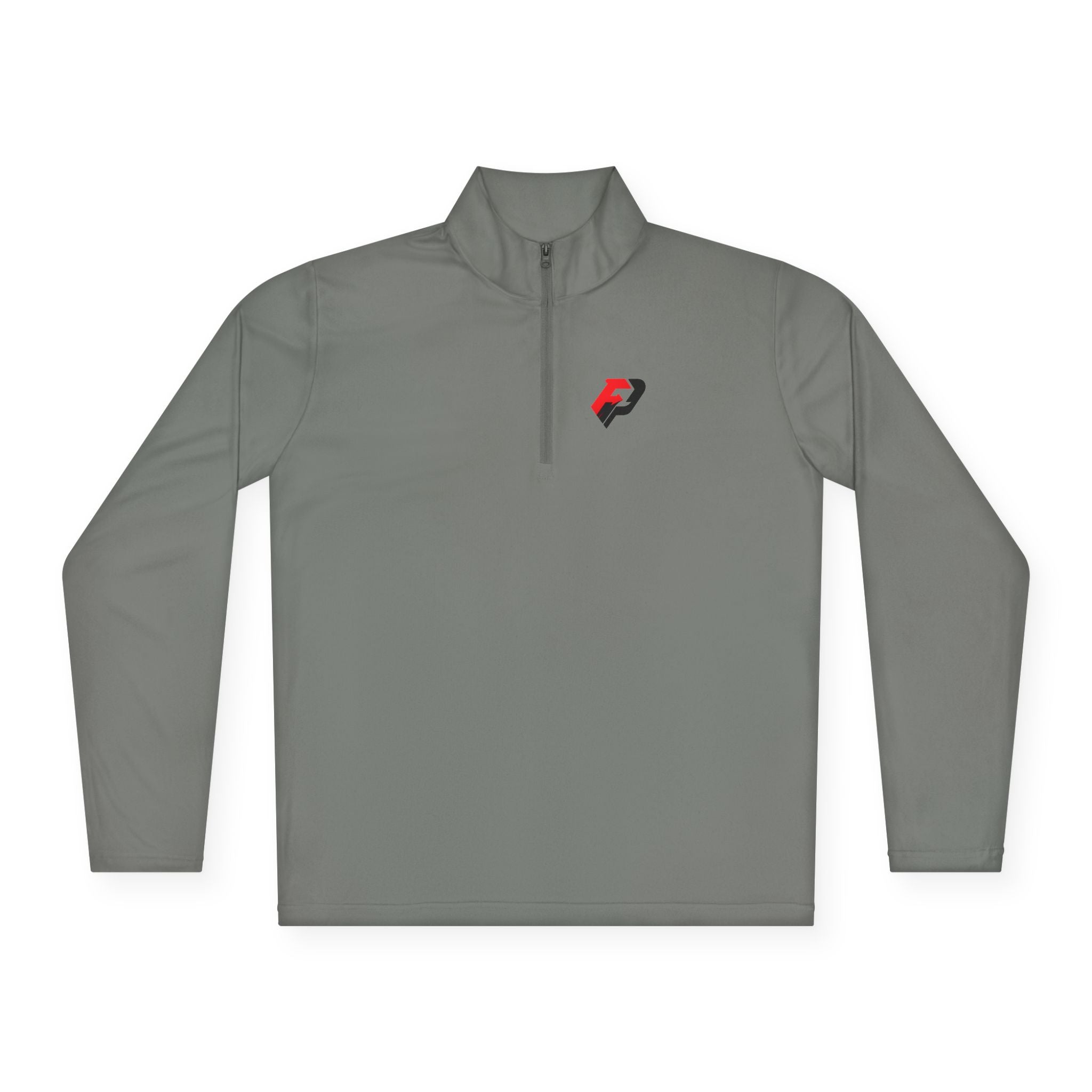 PIF Quarter-Zip Pullover — Embroidered 'PIF' Casual Pullover