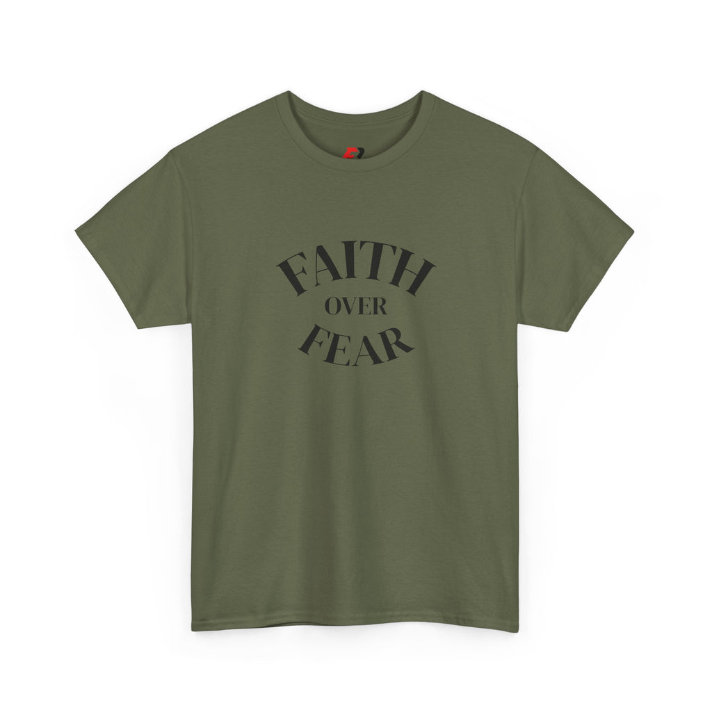 Faith Over Fear T‑Shirt – Inspirational Christian Graphic Tee
