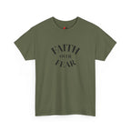 Faith Over Fear T‑Shirt – Inspirational Christian Graphic Tee