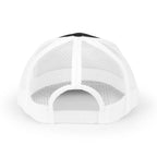 PIF Crown Retro Trucker Hat — Vintage Mesh Cap with Bold Logo