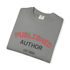 Published Author T-Shirt — "Published Author Est. 2026" Casual Tee for Writers & Book Lovers