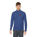 PIF Quarter-Zip Pullover — Embroidered 'PIF' Casual Pullover