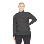PIF Quarter-Zip Pullover — Embroidered 'PIF' Casual Pullover
