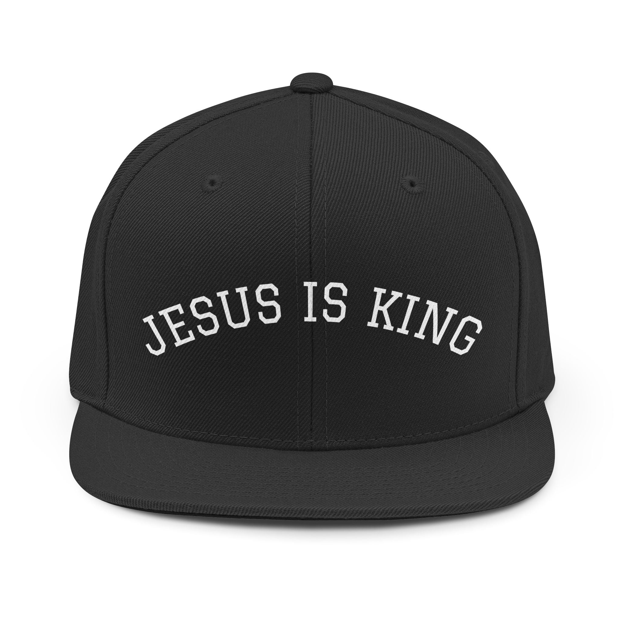 Copy of "Jesus Is King" Snapback Hat — Embroidered Christian Baseball Cap