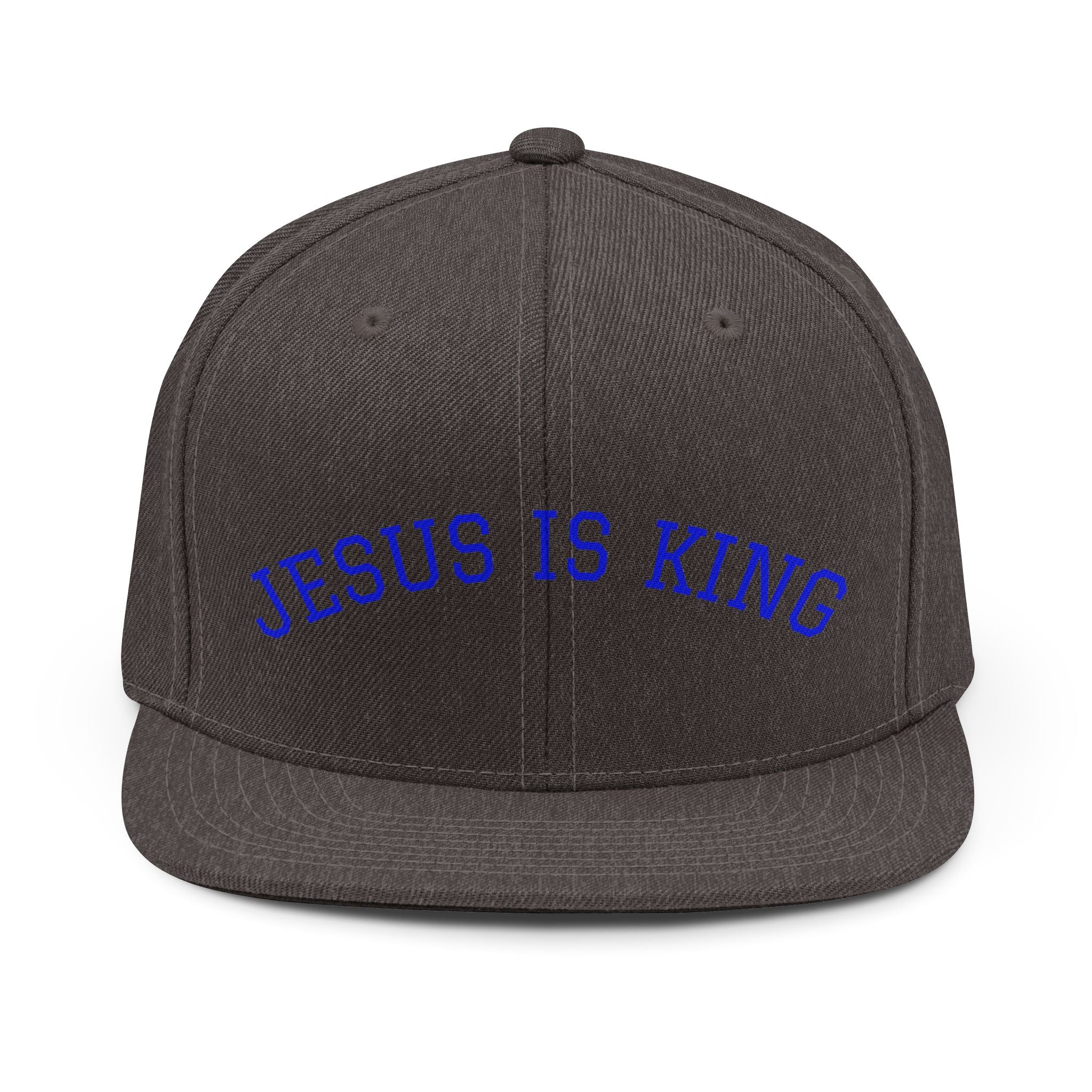 Copy of "Jesus Is King" Snapback Hat — Embroidered Christian Baseball Cap